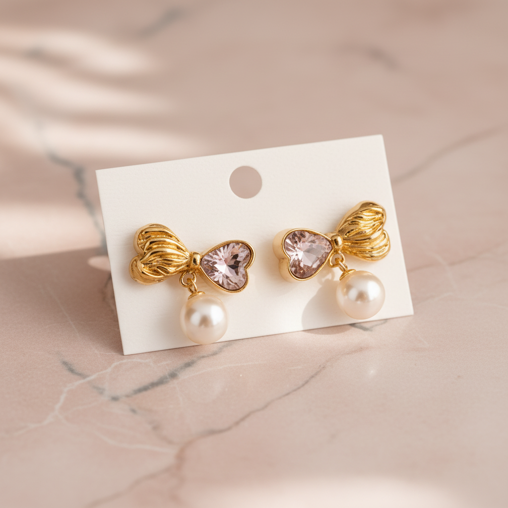 Bow's of Love Earring