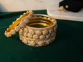Bold Studded Bangle Stack